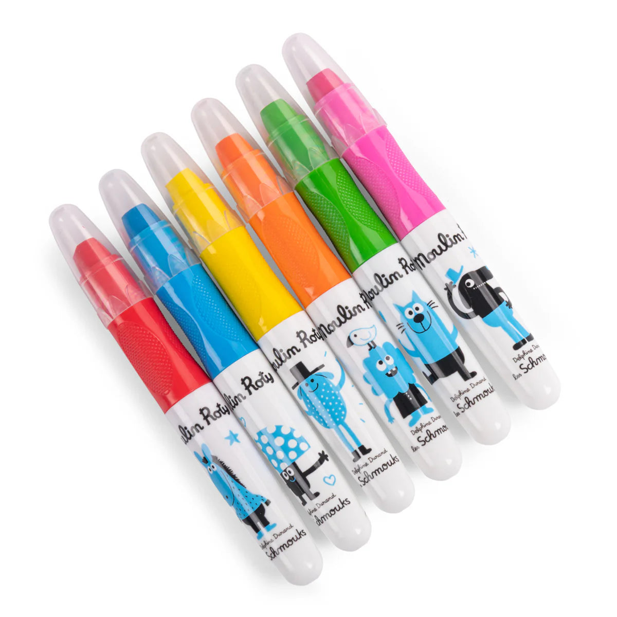 MOULIN ROTY Multi-Surface Crayons Les Schmouks