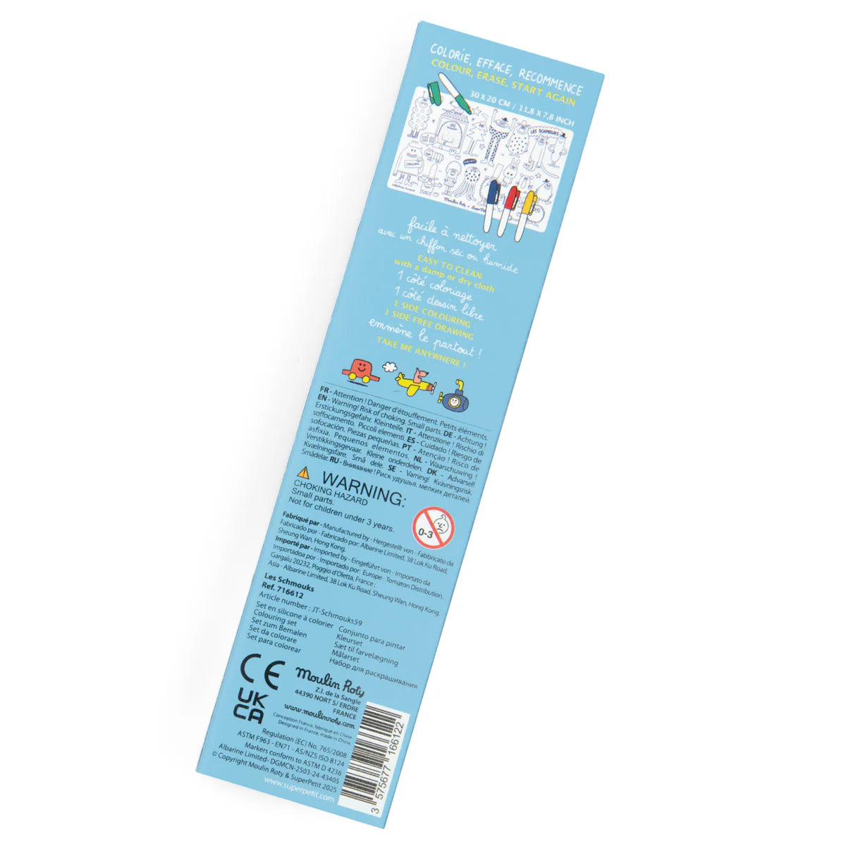 MOULIN ROTY Colouring Mat Les Schmouks