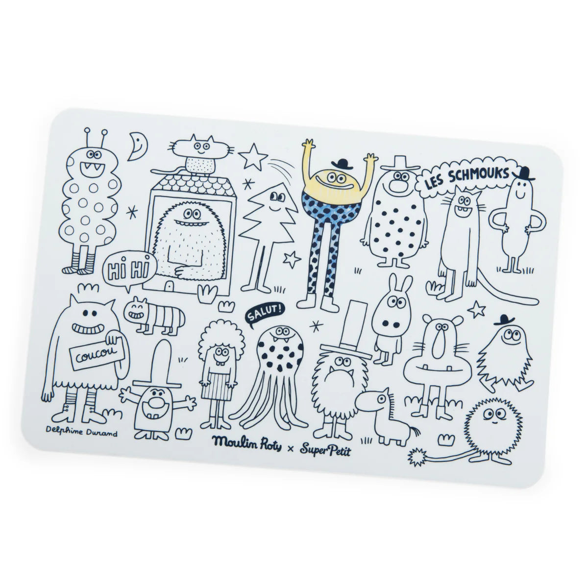 MOULIN ROTY Colouring Mat Les Schmouks