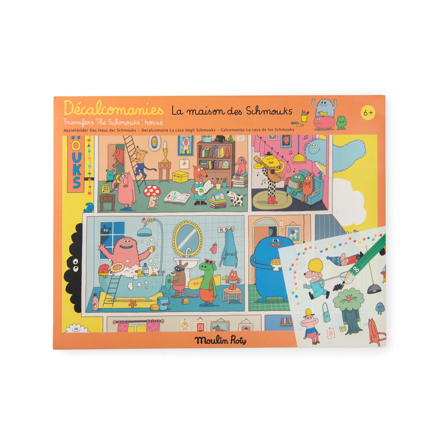 MOULIN ROTY Chez Les Schmouks Transfers Set