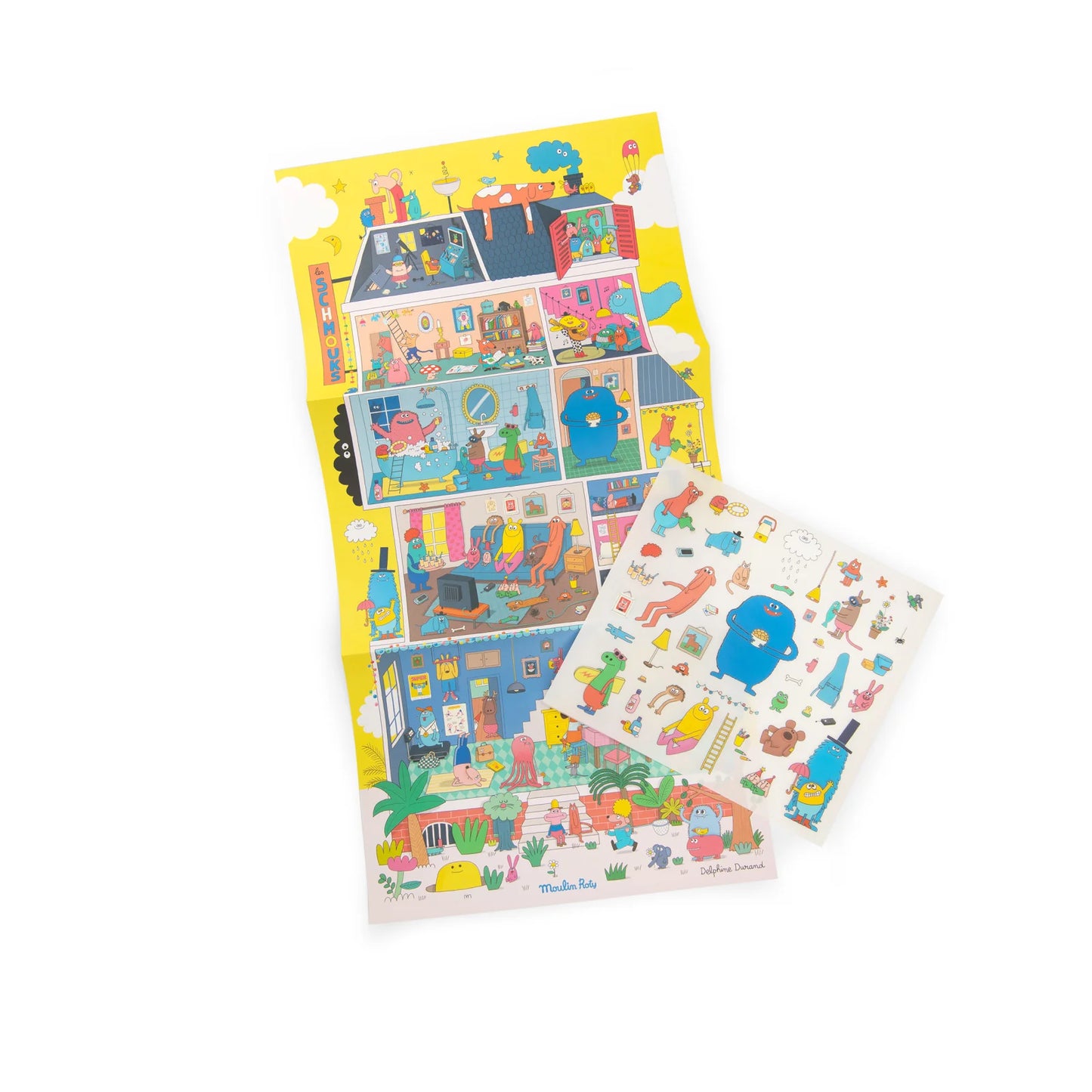 MOULIN ROTY Chez Les Schmouks Transfers Set