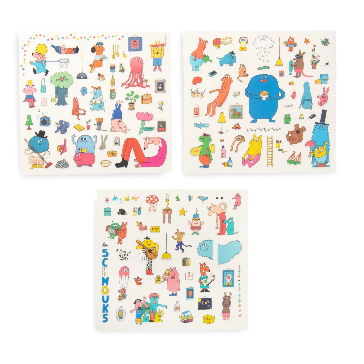 MOULIN ROTY Chez Les Schmouks Transfers Set