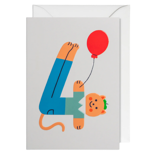 CAROLINE DALL'AVA Balloon Cat Card