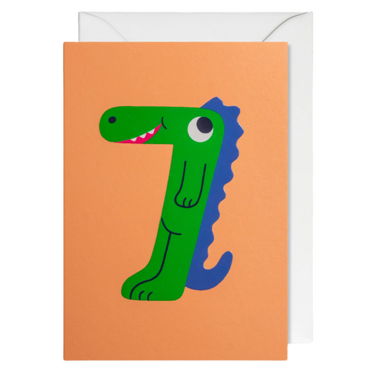 CAROLINE DALL'AVA Snappy Crocodile Card