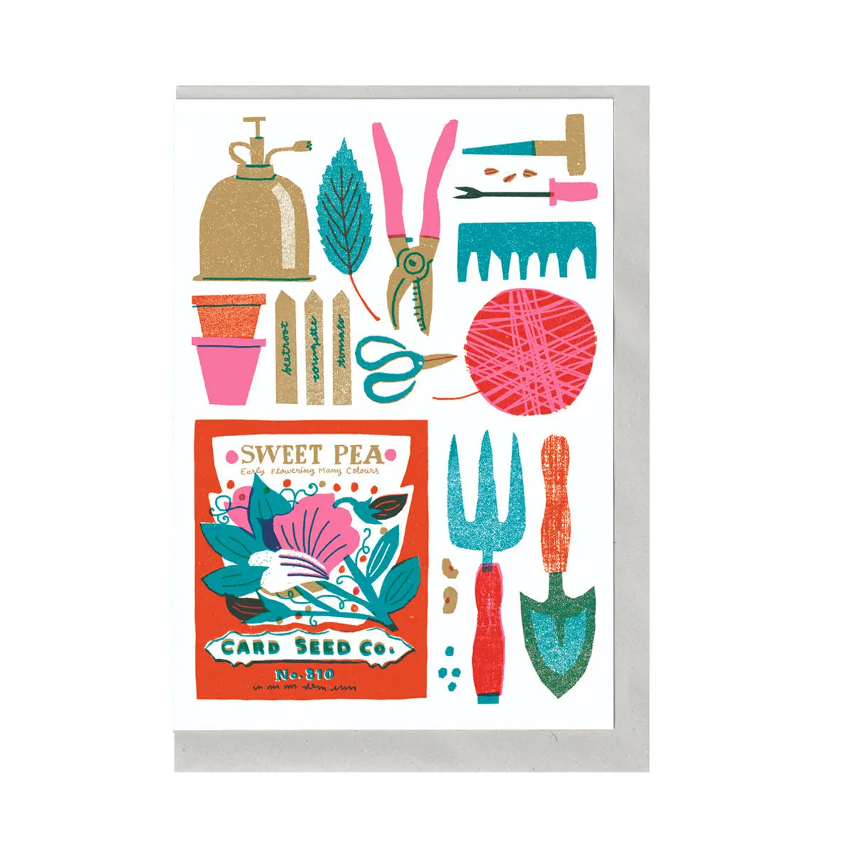 THE PRINTED PEANUT Gardener Collection Card