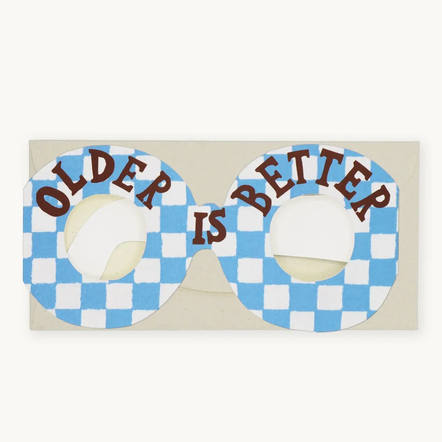 HADLEY PAPER GOODS Older Is Better Glasses Card