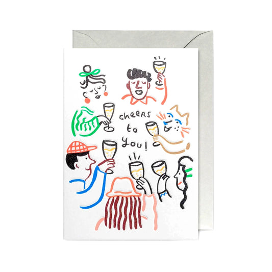 MARIE ASSÉNAT Cheers To You Card