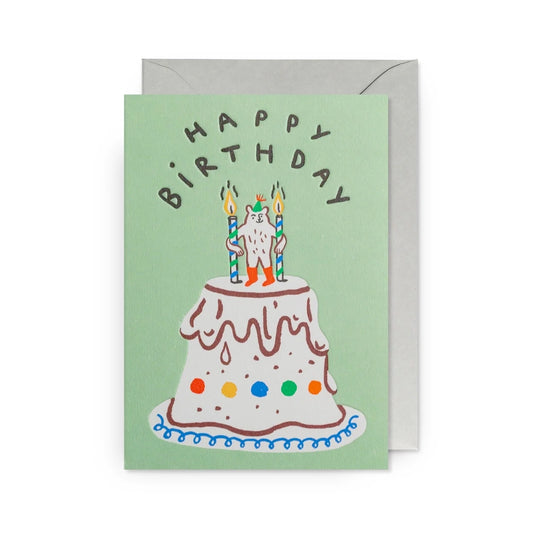MARIE ASSÉNAT Birthday Cake Card