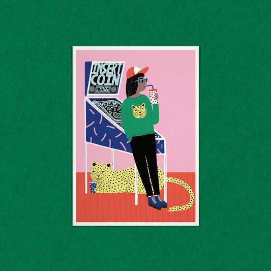 DANS LES DENTS Postcard INSERT COIN