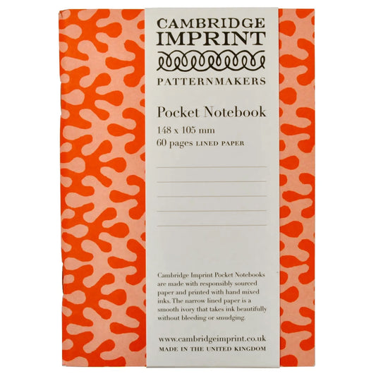 CAMBRIDGE IMPRINT Tangerine Kelp Pocket Notebook