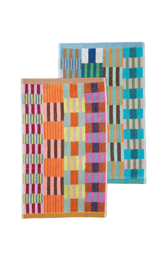 FOEKJE FLEUR Guest Towel Duo #83 Tulip Quilt