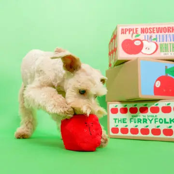 FURRY FOLKS Apple Nosework Toy