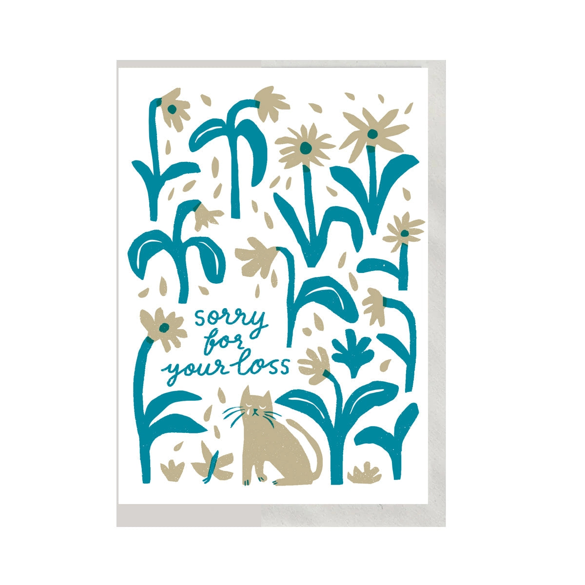 THE PRINTED PEANUT Sorry For Your Loss Card