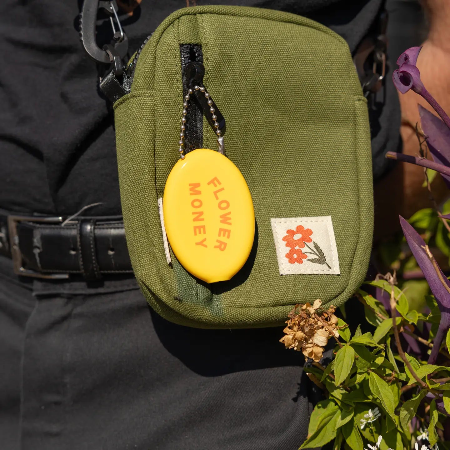 THREE POTATO FOUR Coin Pouch Flower Money