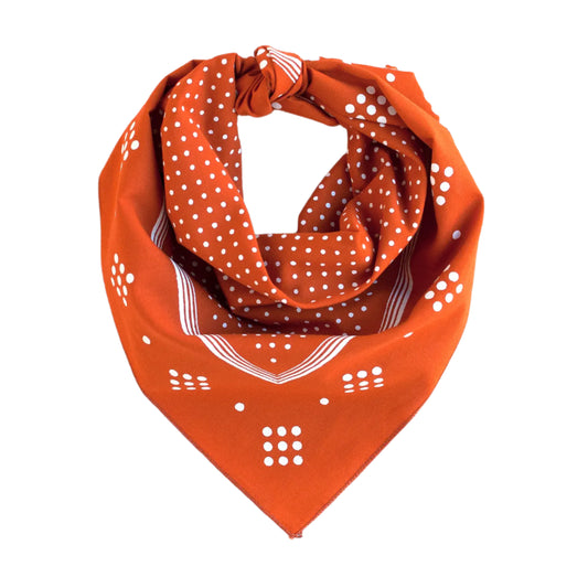 ABRACADANA Marmalade Polka Dot Bandana