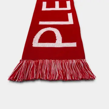 David Shrigley Red Please & Thank You Scarf