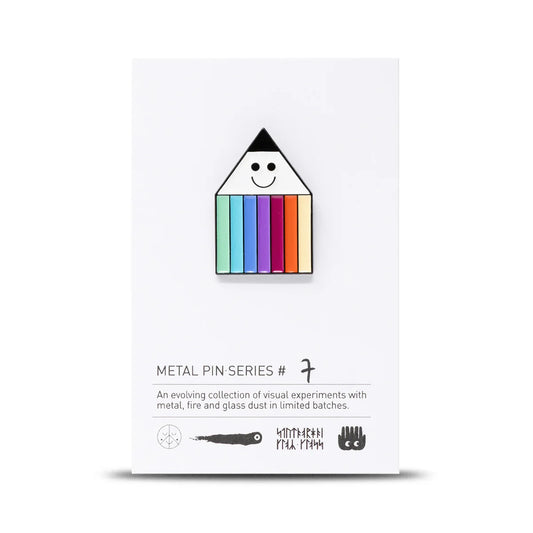 STUDIO ARHOJ Penny Rainbow Metal Pin