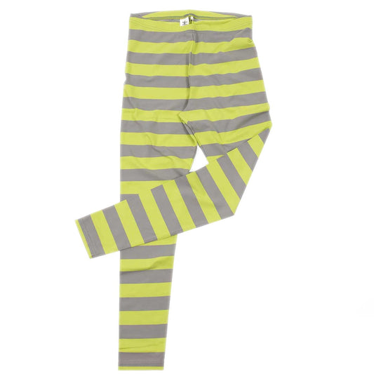 AWOC Lime & Grey Leggings