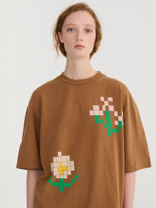 BOBO CHOSES Pixel Flower T-Shirt