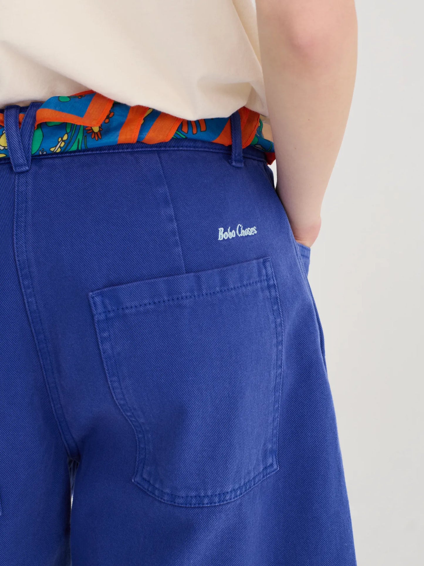 BOBO CHOSES Pleated Twill Bermudas