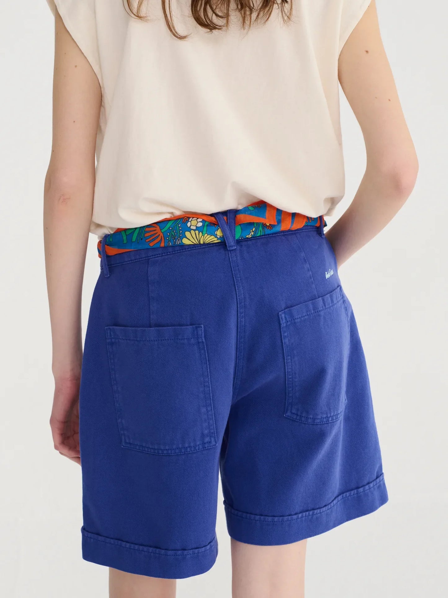 BOBO CHOSES Pleated Twill Bermudas