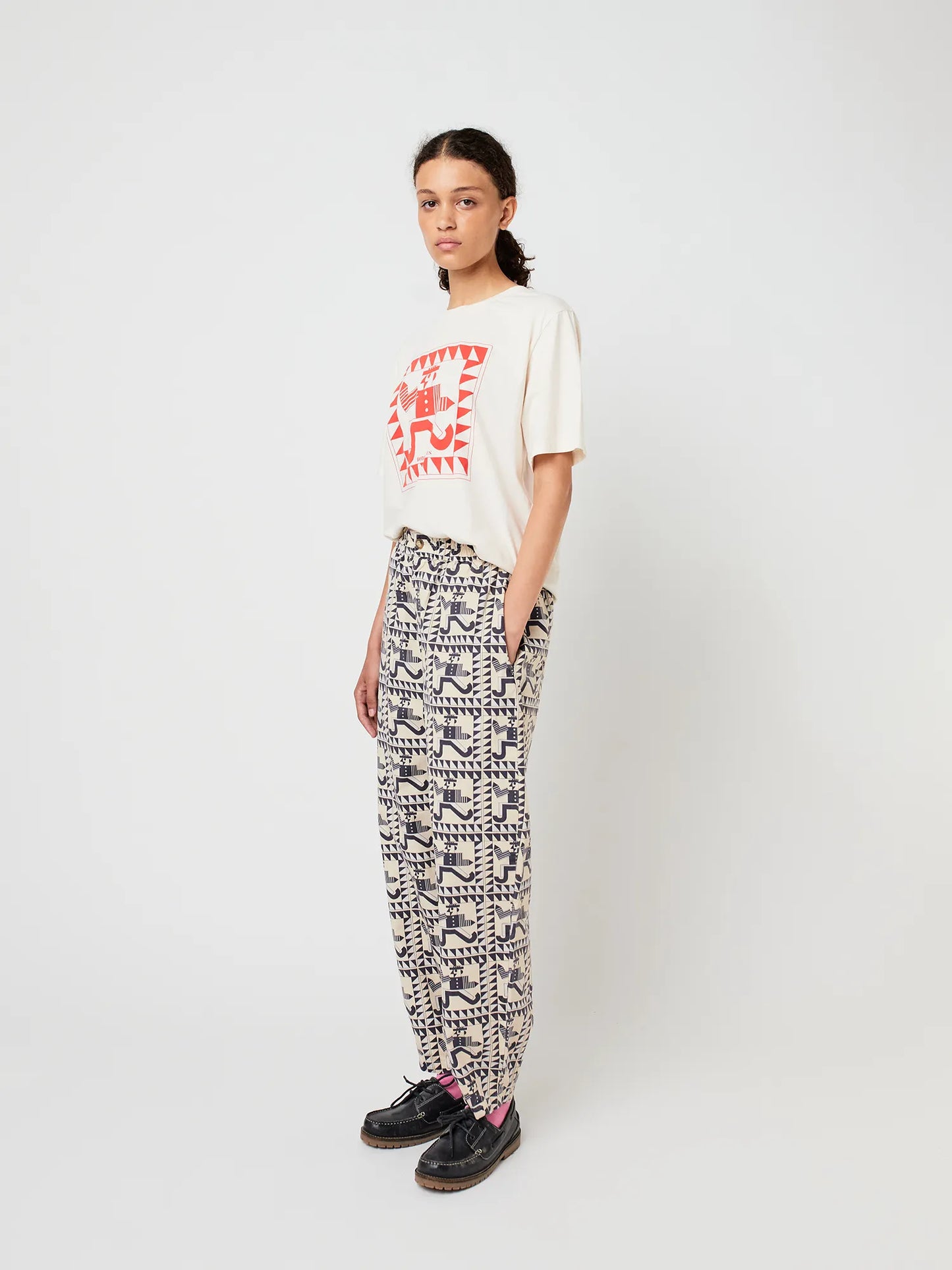 BOBO CHOSES Mr. Pencil Fitted T-shirt