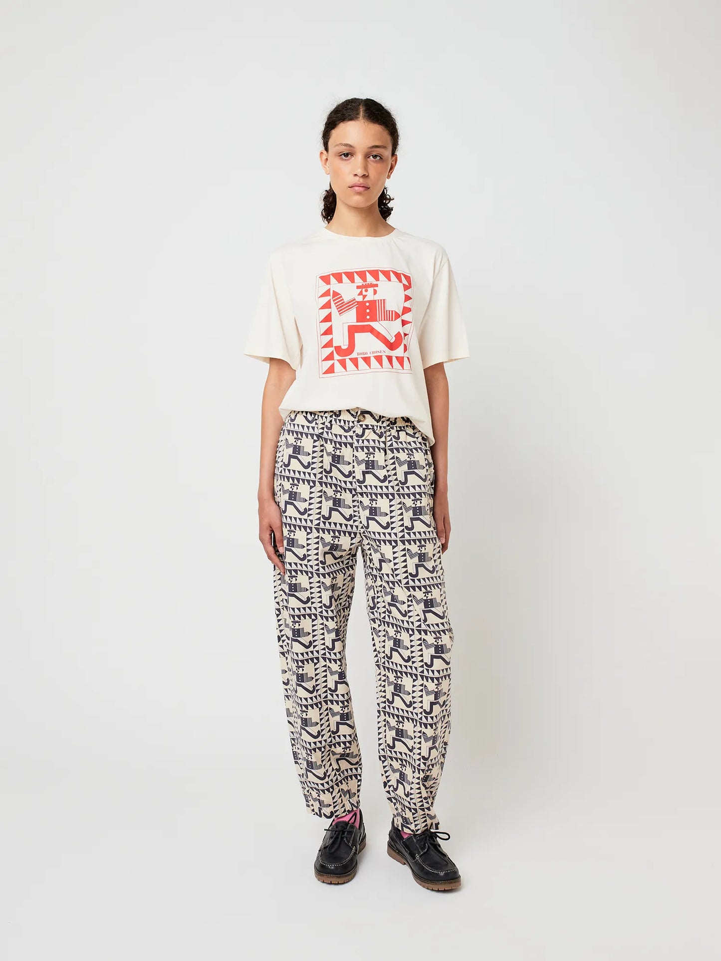 BOBO CHOSES Mr. Pencil Fitted T-shirt