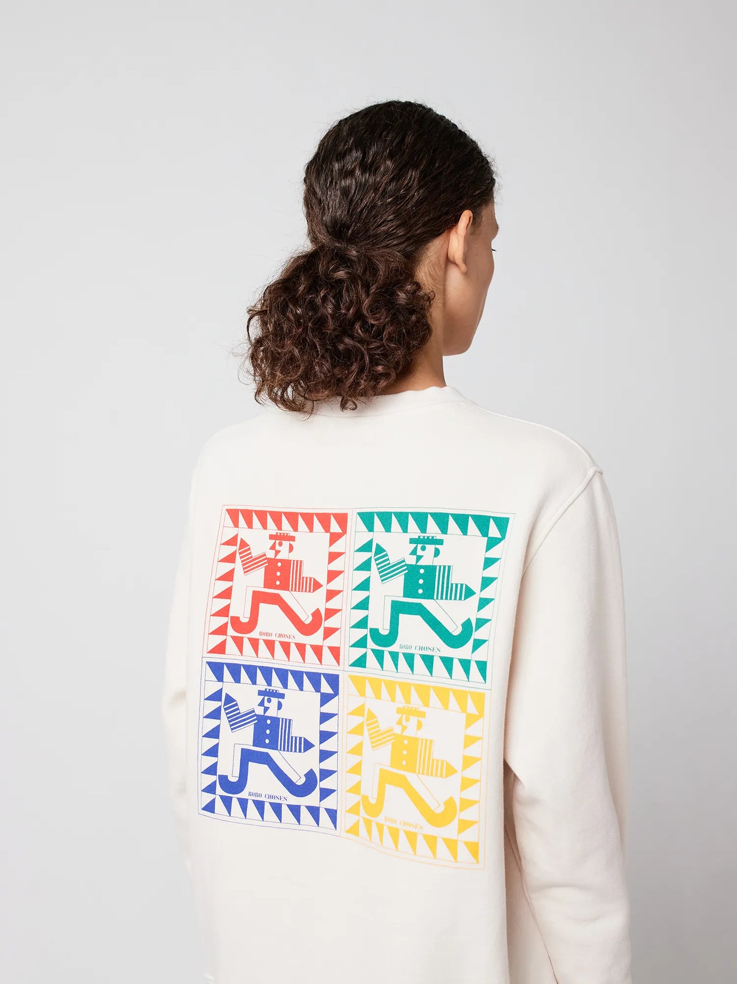 BOBO CHOSES Mr. Pencil Fitted Sweatshirt