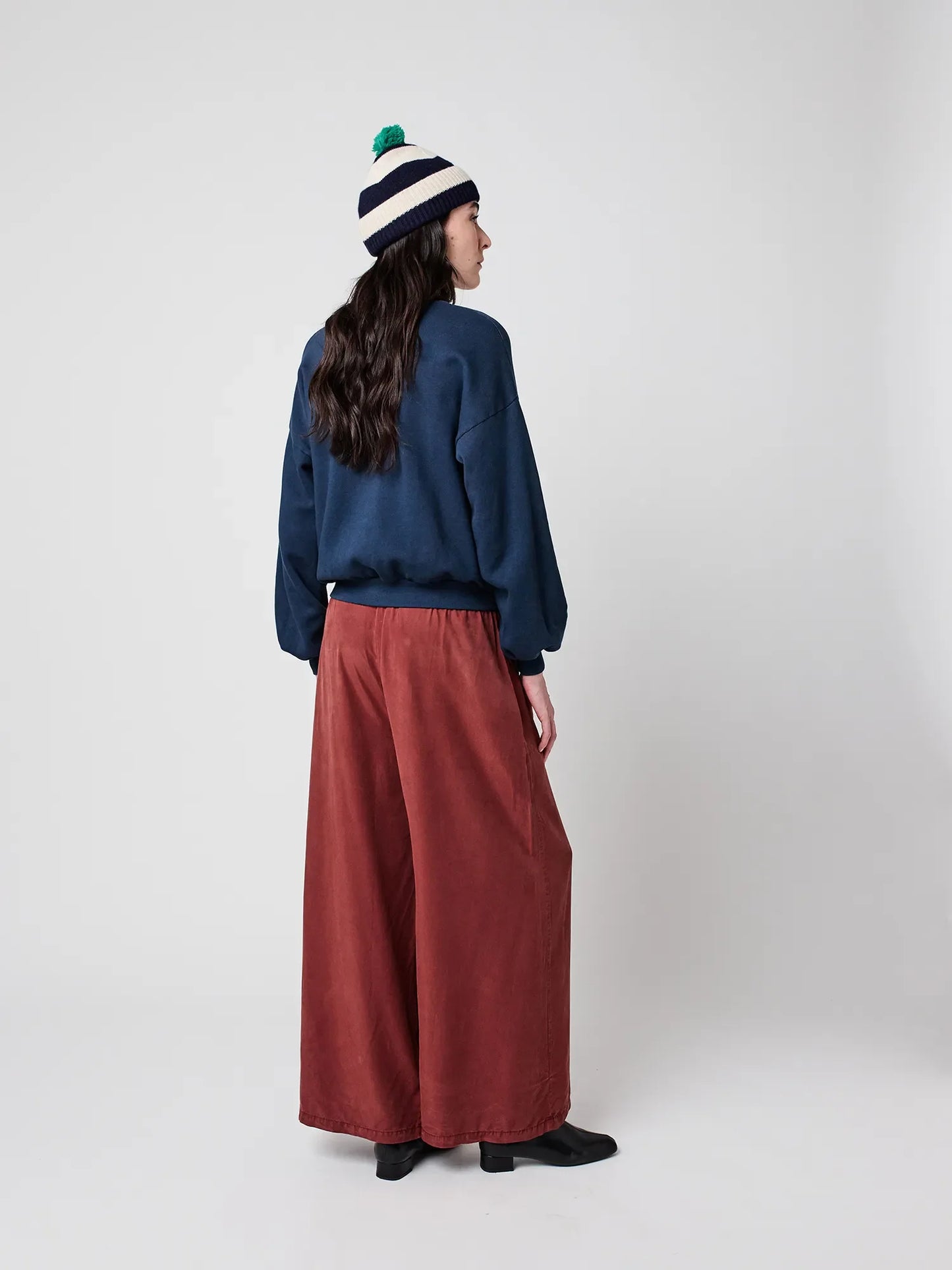 BOBO CHOSES Navy Relaxed Sweatshirt