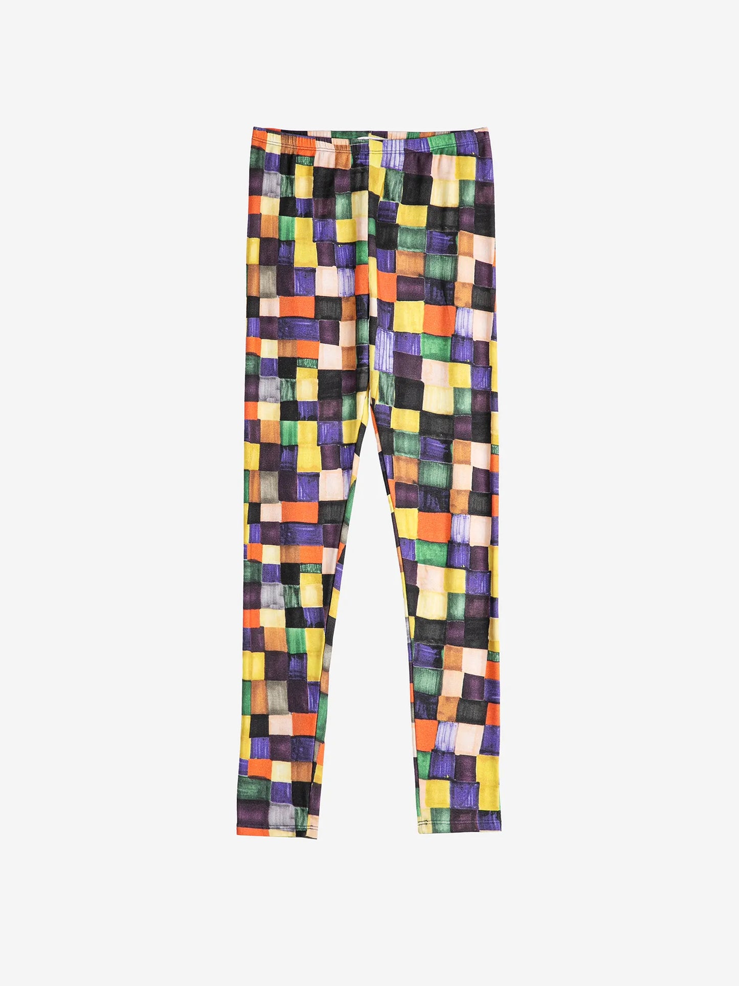 BOBO CHOSES Rainbow Plaid Leggings
