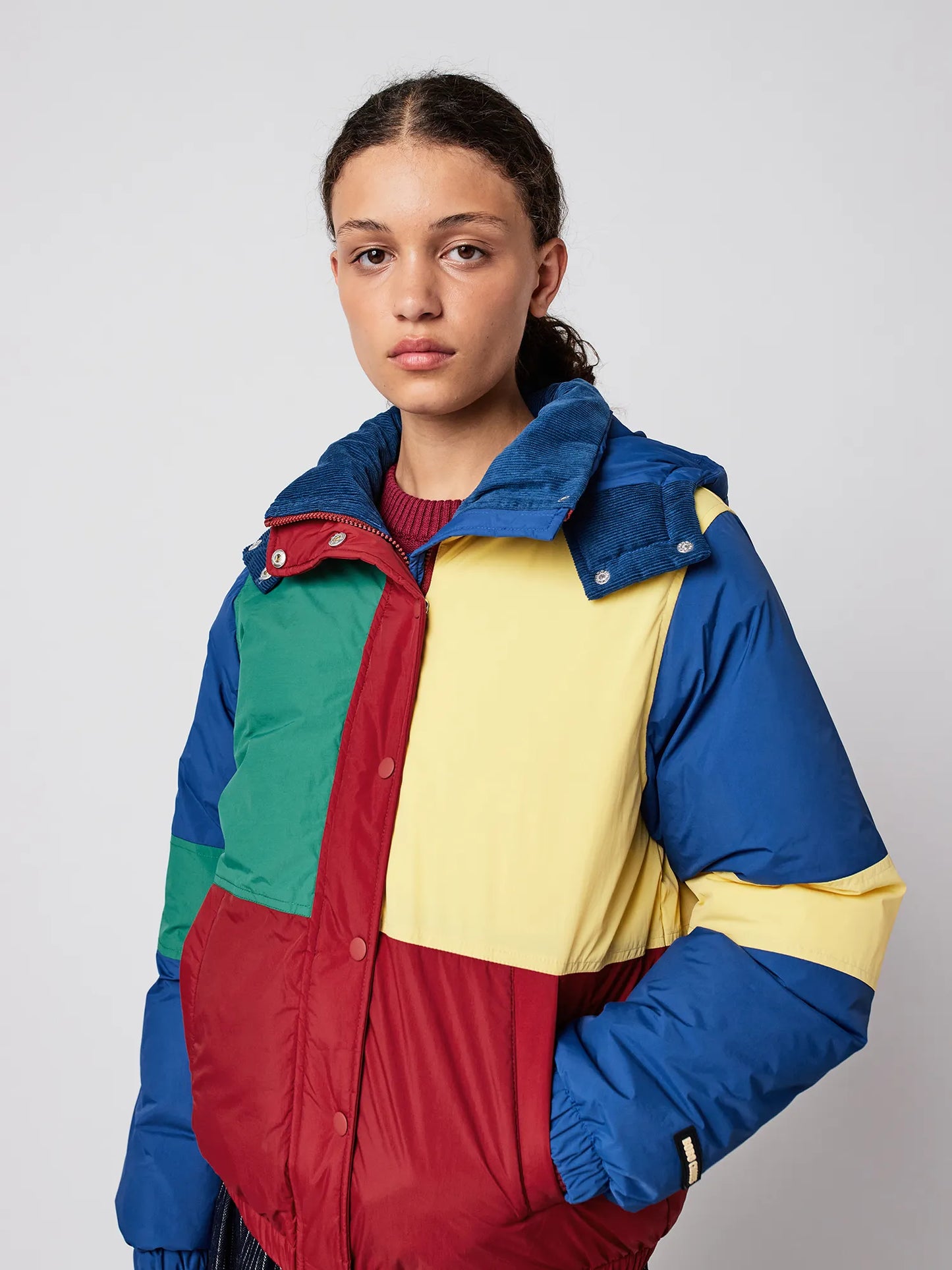 BOBO CHOSES Colour Block Puffer Jacket