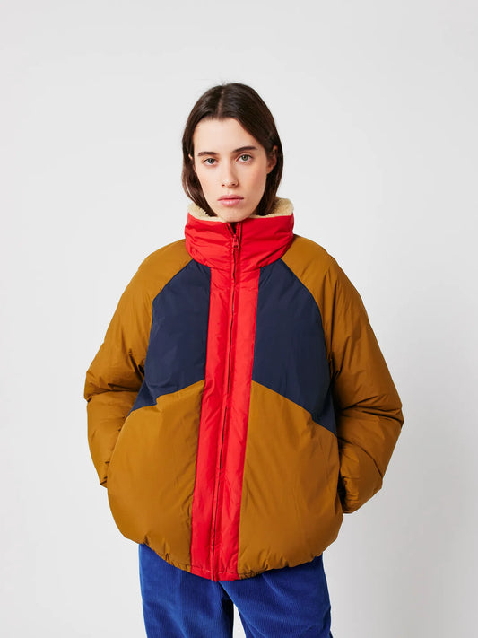 BOBO CHOSES Colour Block Puffer Jacket
