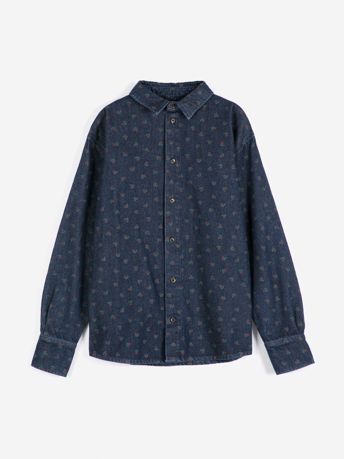 BOBO CHOSES Swamp Whirl Denim Shirt