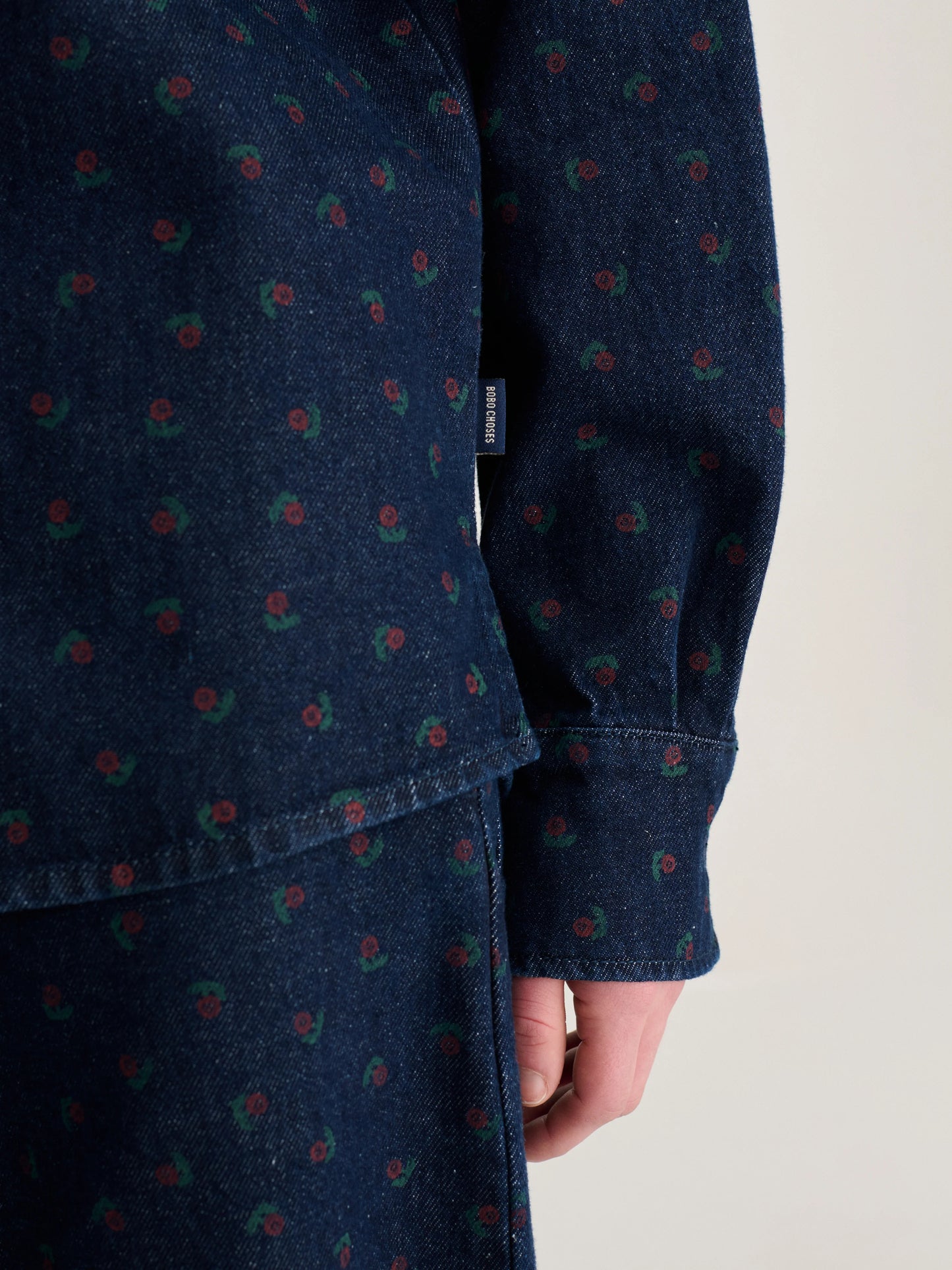BOBO CHOSES Swamp Whirl Denim Shirt
