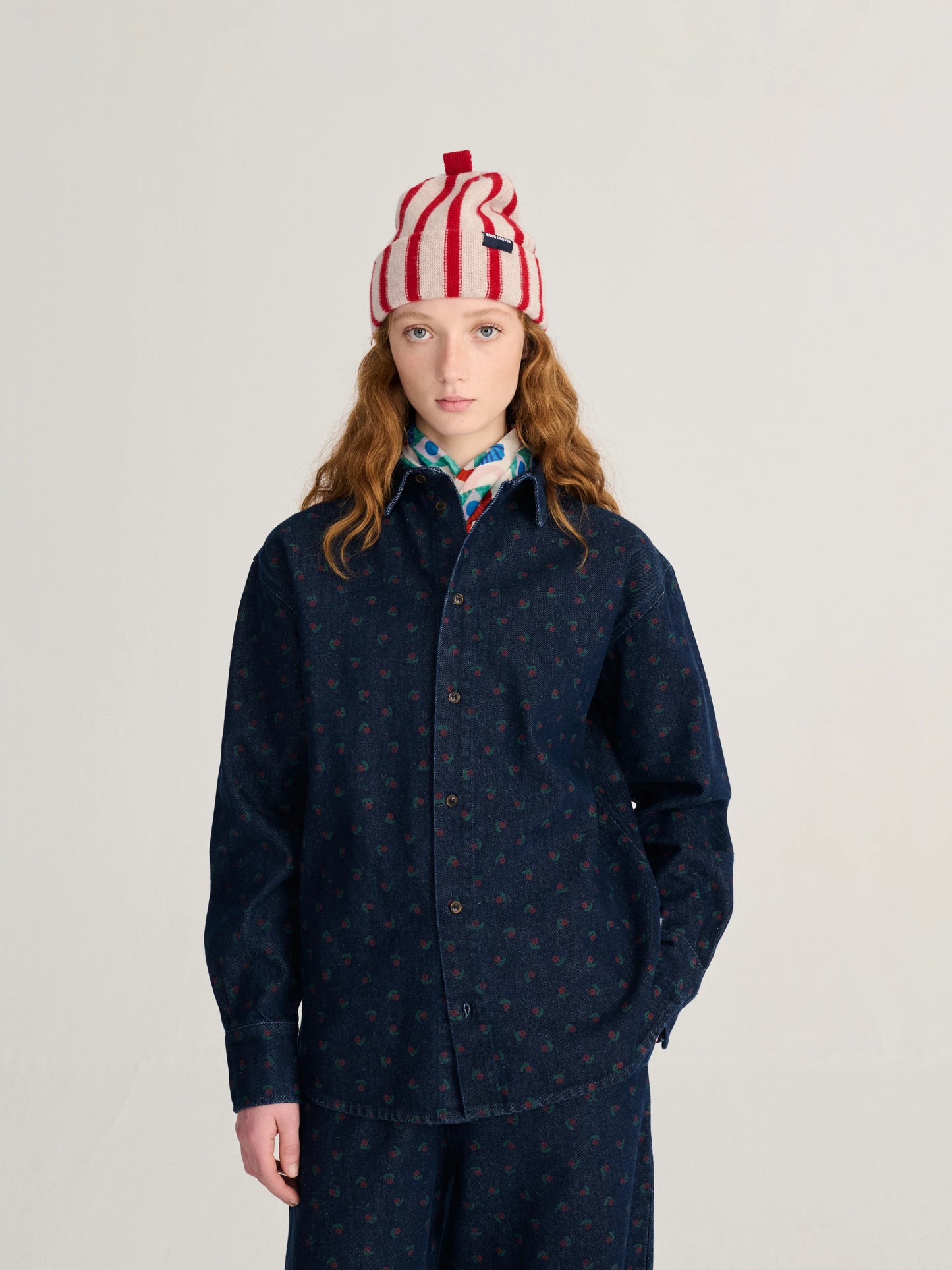 BOBO CHOSES Swamp Whirl Denim Shirt