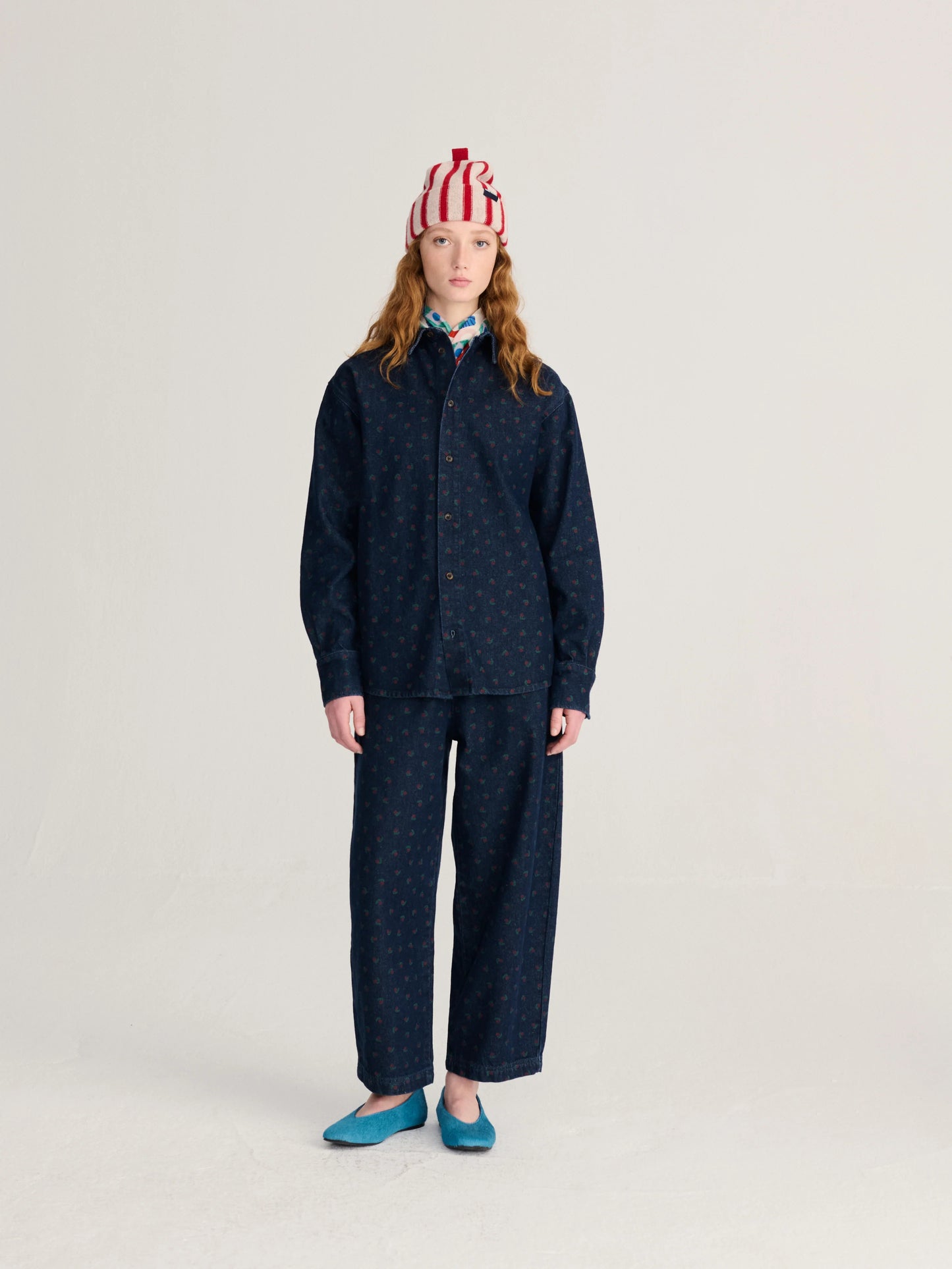 BOBO CHOSES Swamp Whirl Denim Shirt