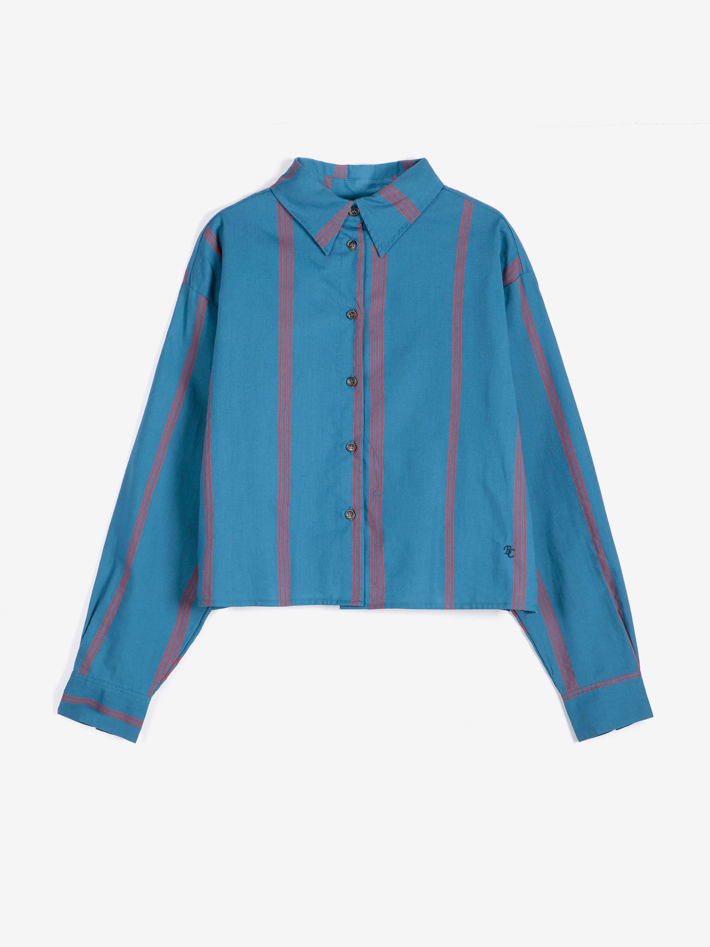 BOBO CHOSES Triple Stripes Poplin Shirt