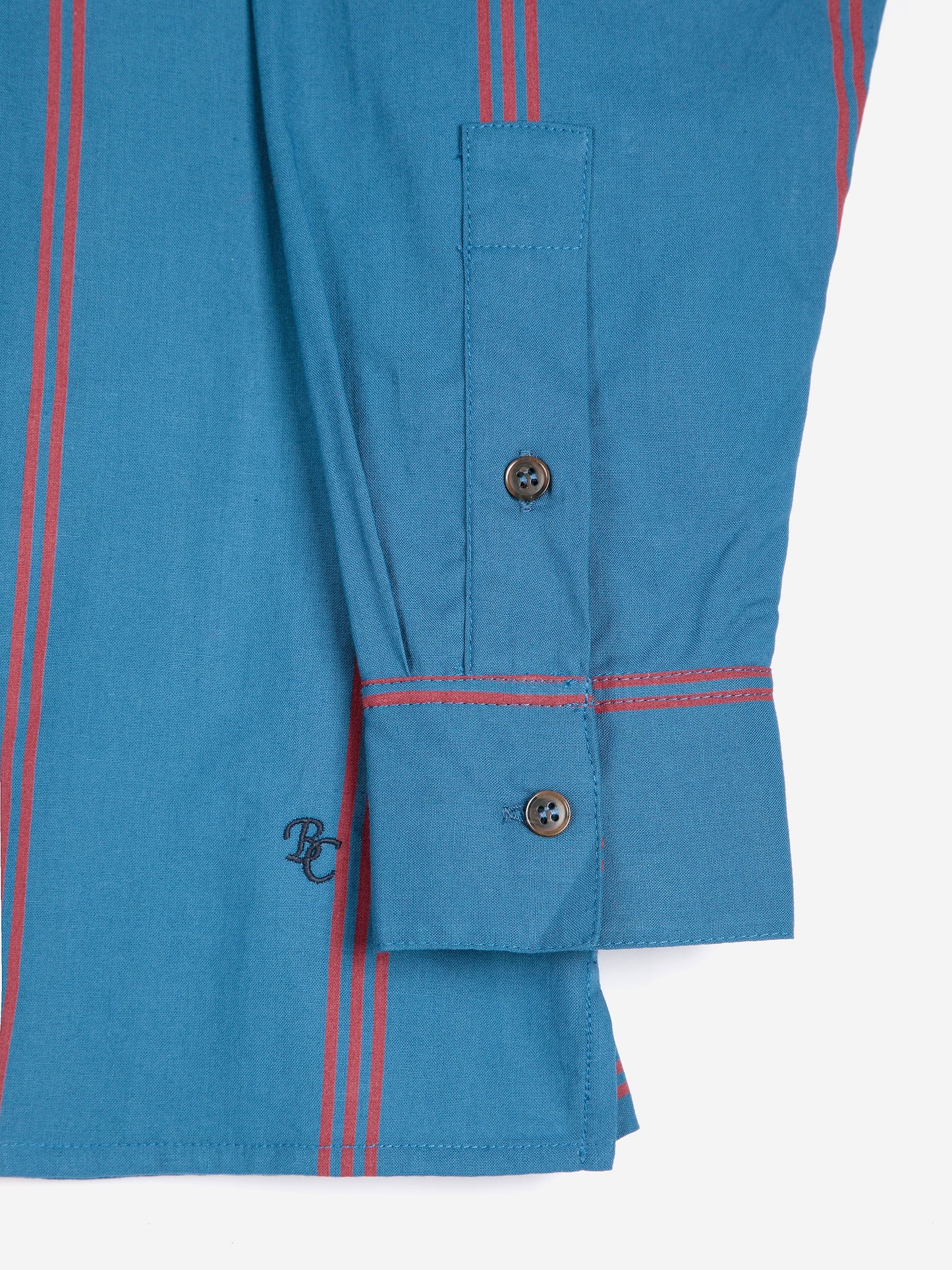 BOBO CHOSES Triple Stripes Poplin Shirt