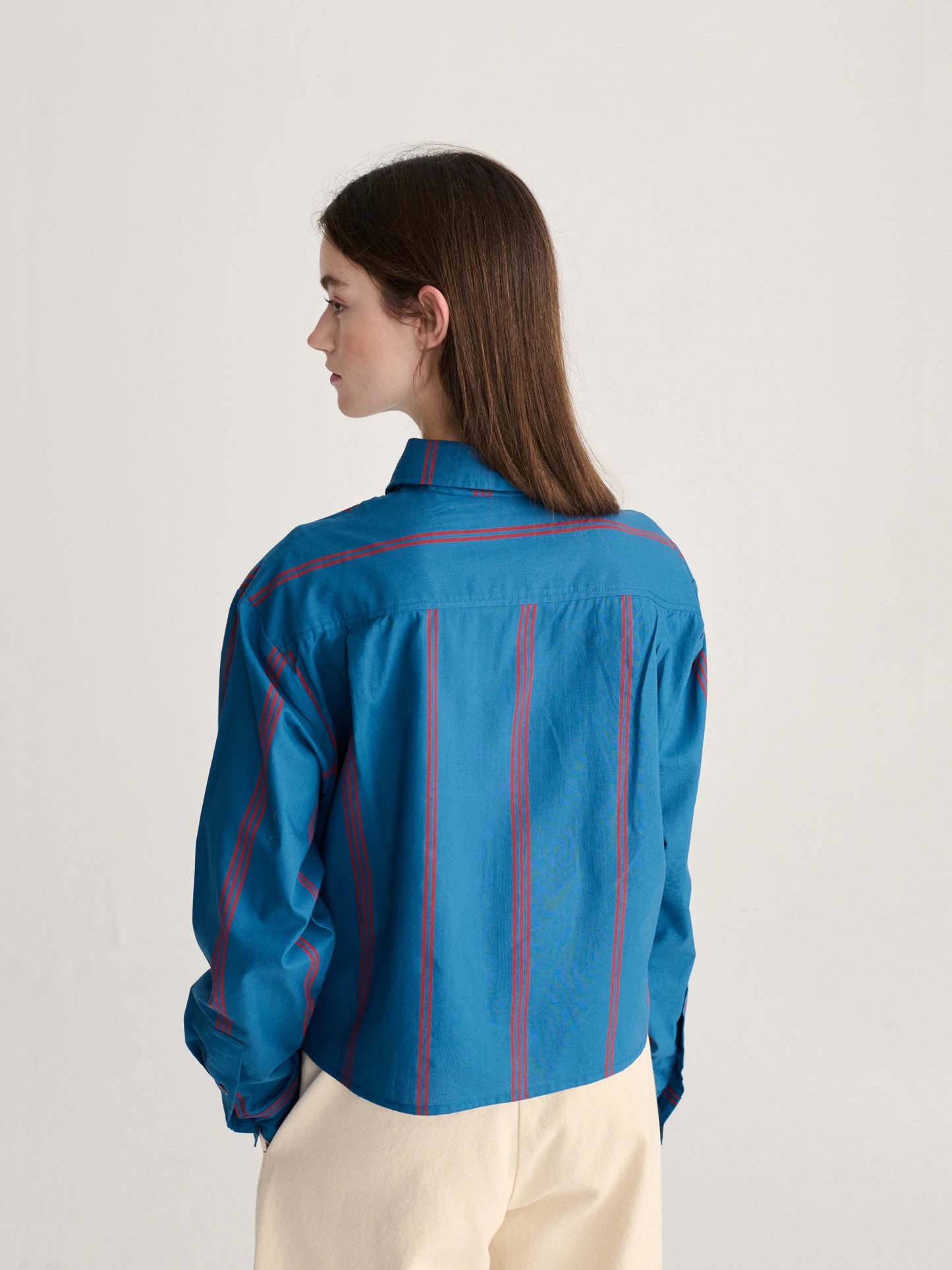 BOBO CHOSES Triple Stripes Poplin Shirt