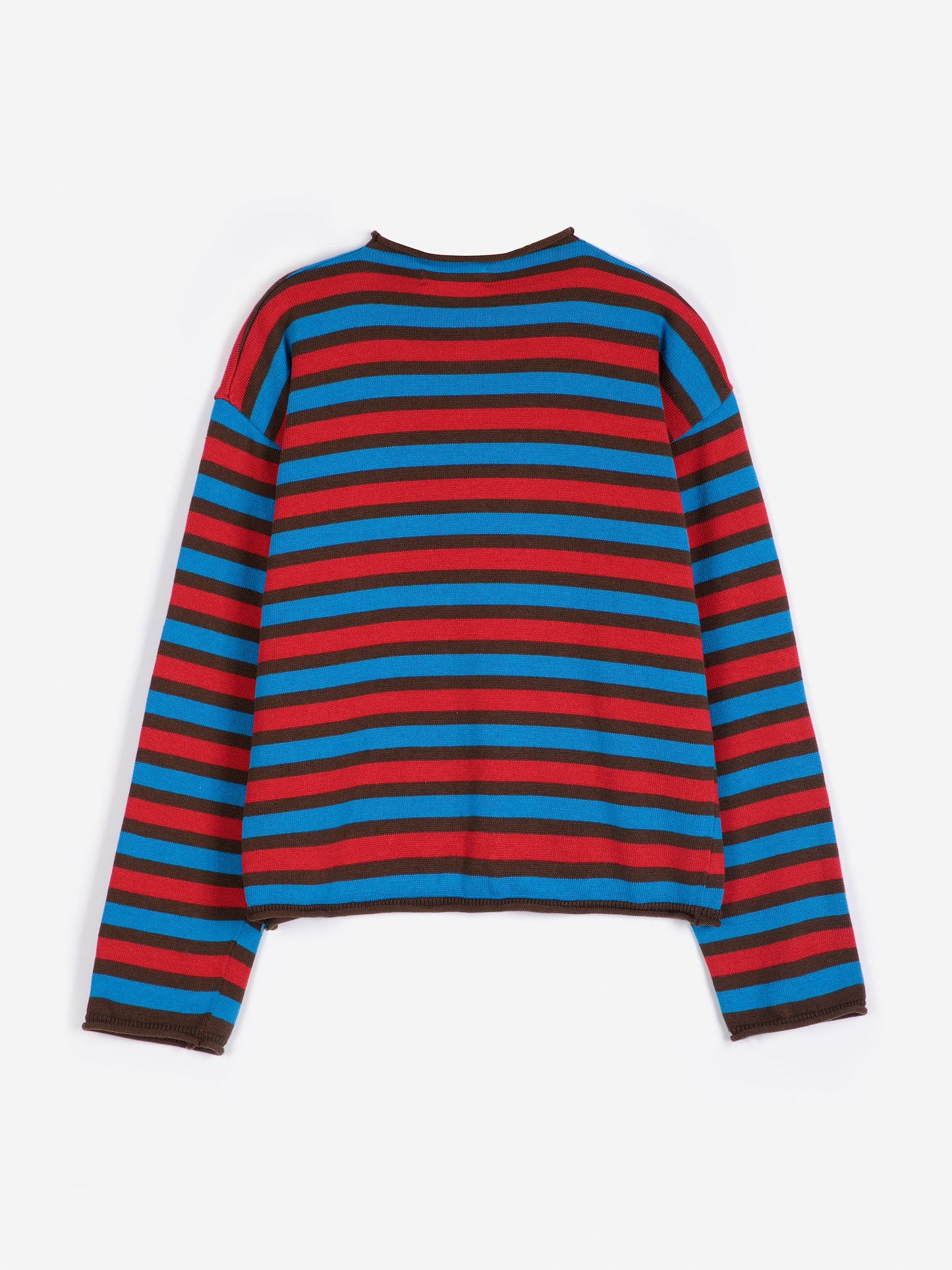 BOBO CHOSES Striped Cotton Cardigan