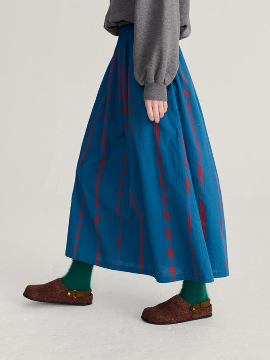 BOBO CHOSES Triple Stripes Evasé Skirt