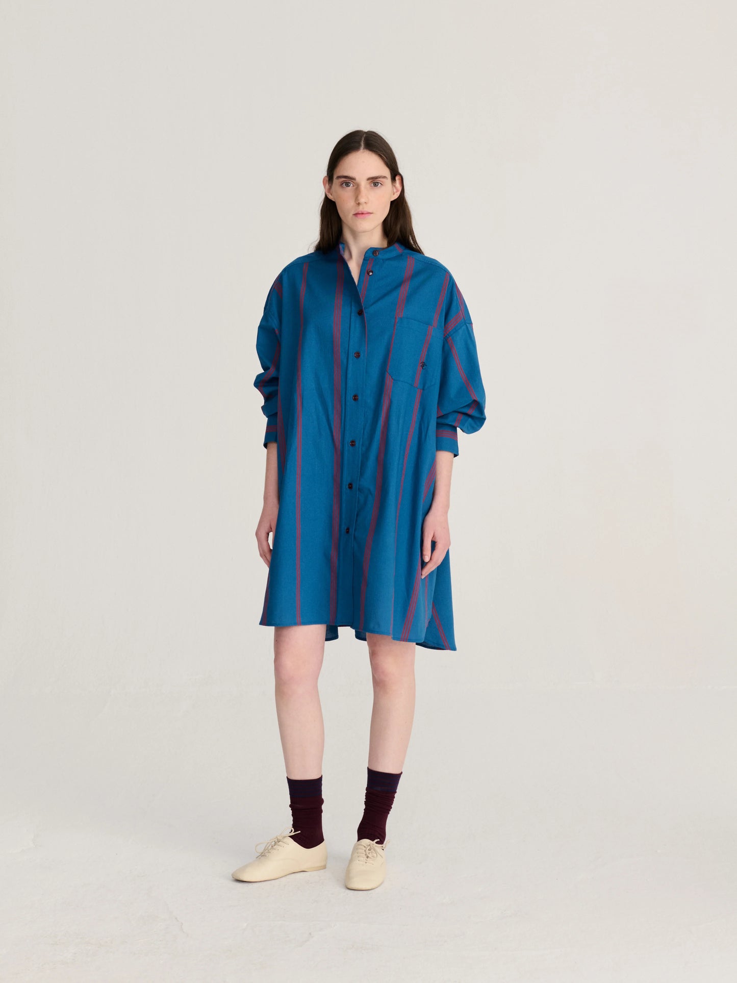 BOBO CHOSES Triple Stripes Poplin Dress
