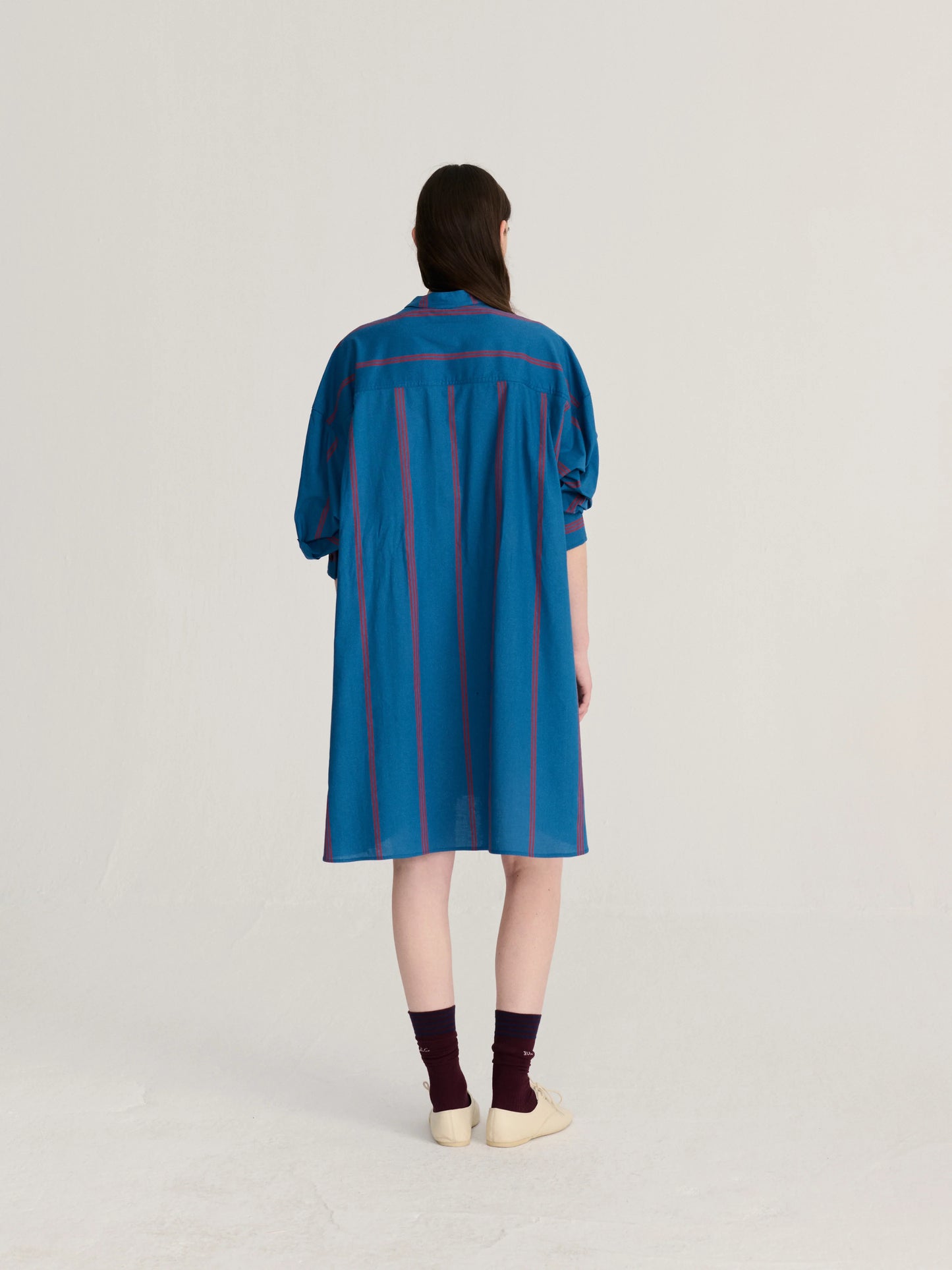 BOBO CHOSES Triple Stripes Poplin Dress