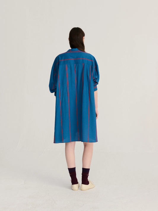 BOBO CHOSES Triple Stripes Poplin Dress