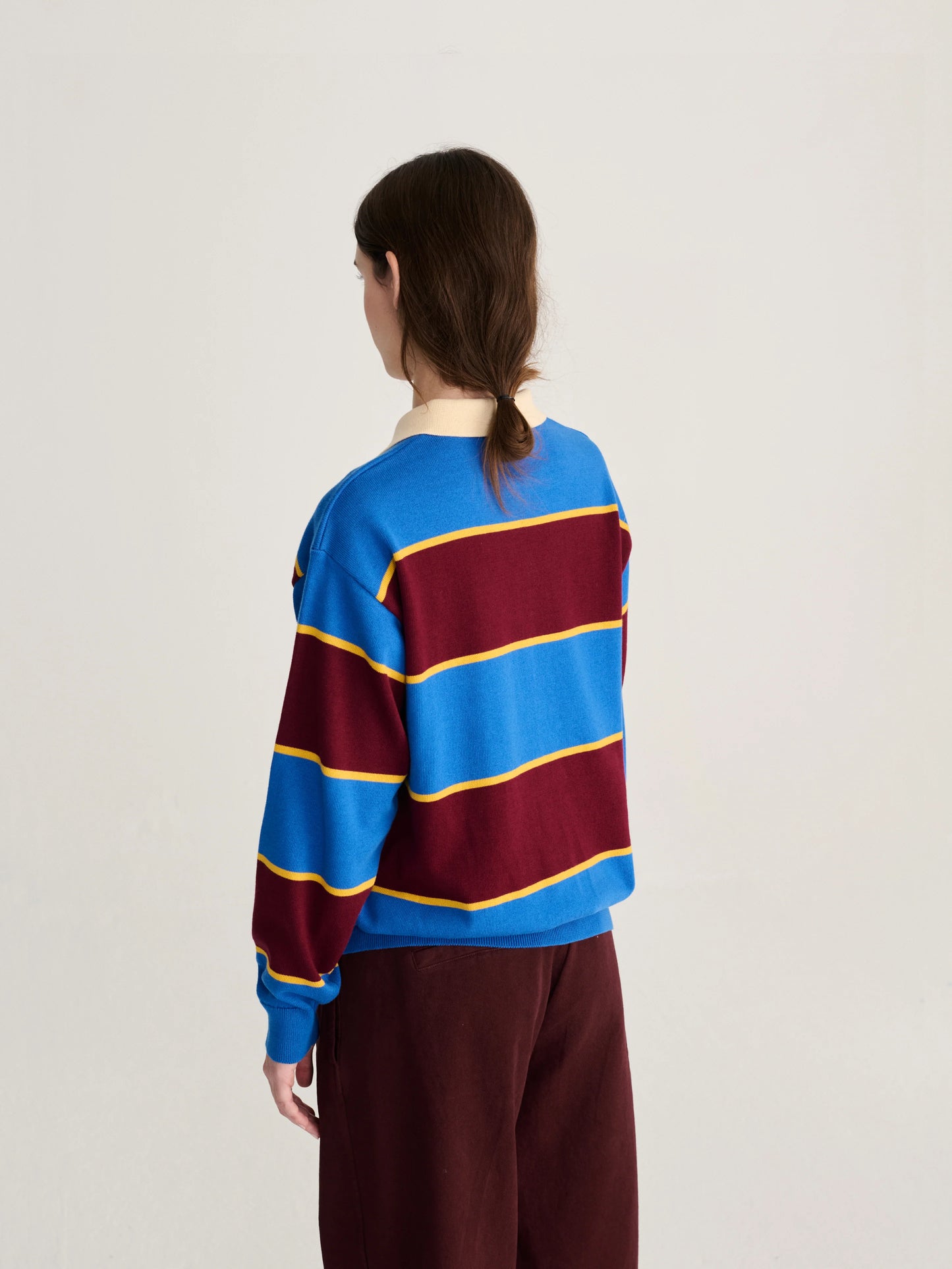 BOBO CHOSES Striped Polo Jumper