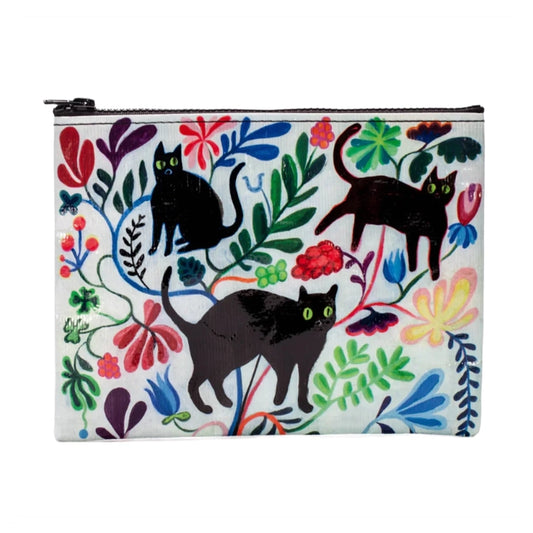 BLUE Q Here Kitty Zipper Pouch