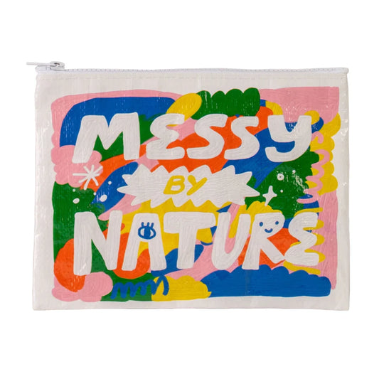 BLUE Q Messy By Nature Zipper Pouch
