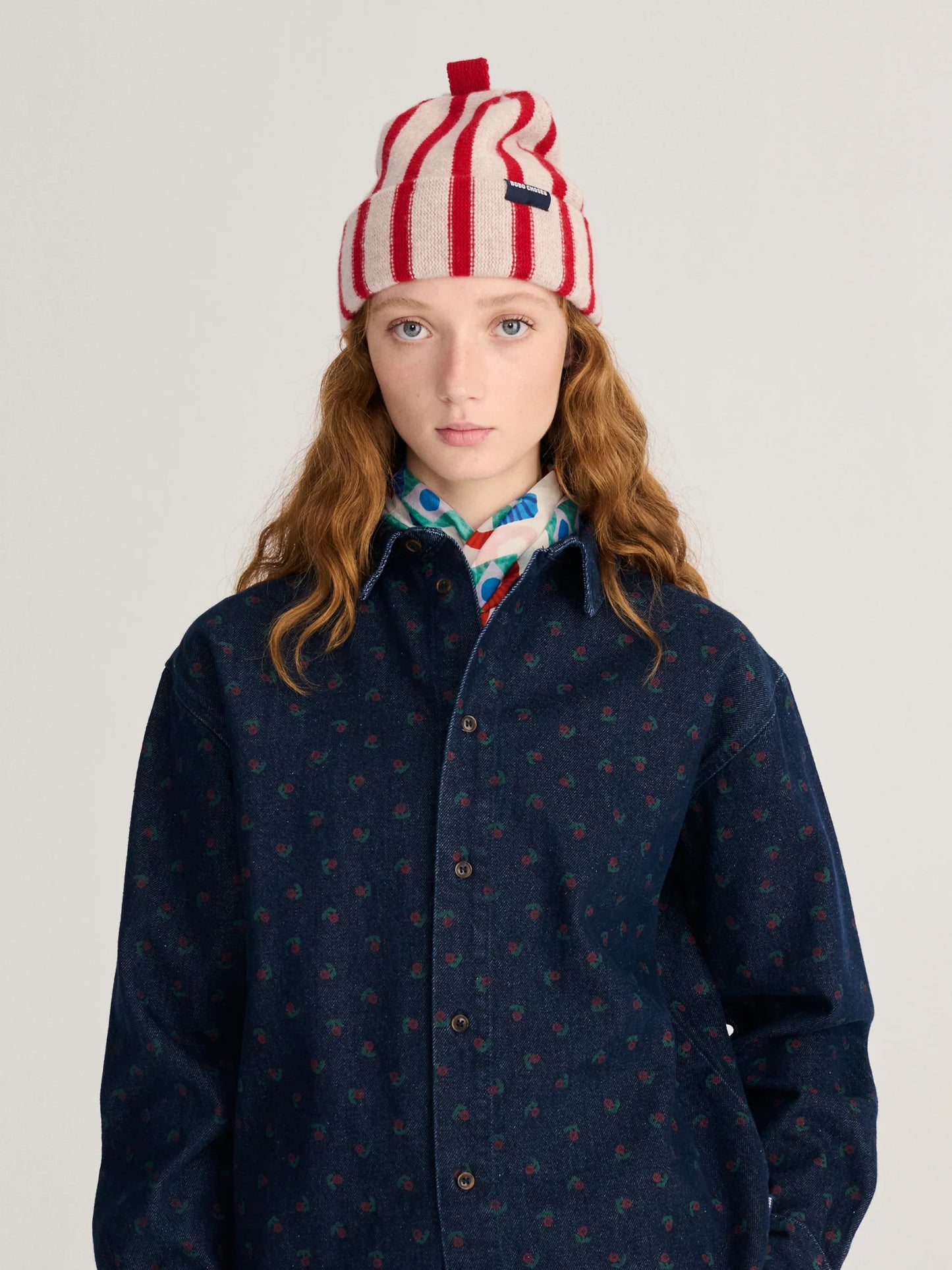 BOBO CHOSES Swamp Whirl Denim Shirt