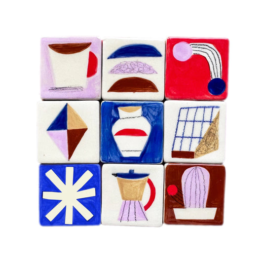 ANNE WENKEL Bonjour Collection Ceramic Tiles