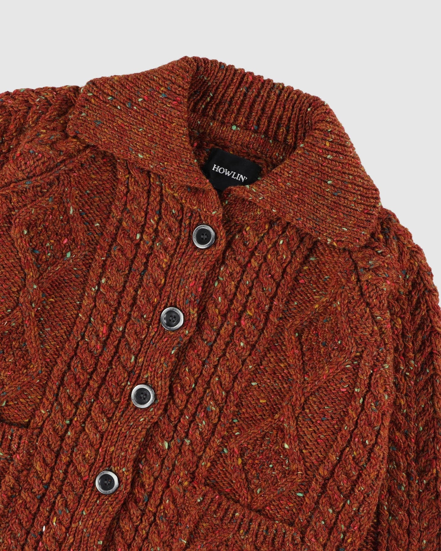 HOWLIN' Bubbling Love Cardigan Mars
